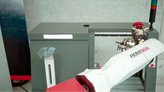 VID-138 Double-sided machining thanks to the RoboJob revolving unit for turning pieces*