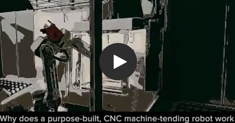 VID-104 Drawing Up the Difference (Animated Series CNC Machine-tending Robot)*